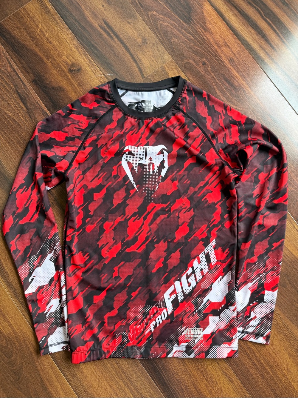Venum Rash Guard MMA Long Sleeve Mens L